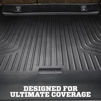 Husky Liners Weatherbeater Cargo Liner | Fits 2020-2026 Ford Explorer (to Back of 2nd Row - Folds Up & Down w/3rd Row) | Cargo, 1-pc. Black - 22321