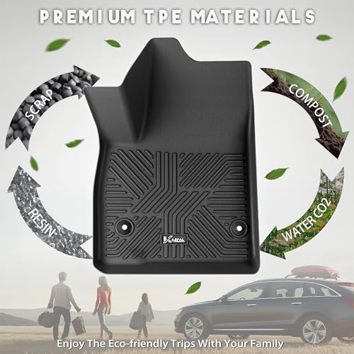 KARPAL Floor Mats for 2019-2025 2026 Chevy Blazer Gas Only (Not for EV & Trailblazer), All-Weather TPE Custom Fit Floor Liners Car Accessories - style: 2019-2026 | For Chevy Blazer Gas | Full Set