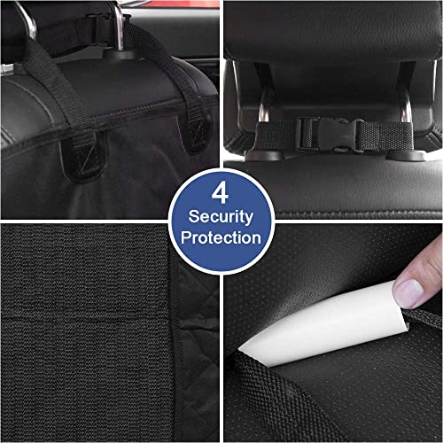 HONEST OUTFITTERS Dog Car Seat Cover 2 Pack, Waterproof Front Seat Car Cover for Cars, Trucks, and Suvs, Pet Front Cover for Cars, Nonslip Dog Seat Cover, Black - color: Black-2pcs