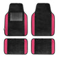 FH Group Automotive Floor Mats – Universal Fit Premium Carpet Car Mats with Driver Heel Pad, Full Set for Cars, SUVs & Trucks - Pink - color: Pink