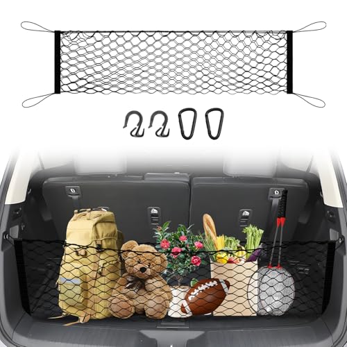 Cargo Net for Honda Pilot 2023-2026 Envelope Style | Elastic Mesh Net | Heavy Duty | Metal Hooks | Honda Pilot Trunk Net Accessories - size: Honda Pilot