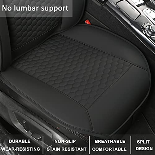 Black Panther Car Seat Cover, 1 Piece Universal Sideless Driver Seat Protector, Universal Fit 95% Vehicles, Without Lumbar Support (Black) - color: 1 Piece Black(without Lumbar Support)