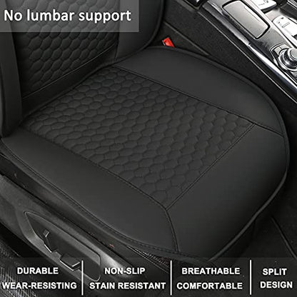 Black Panther Car Seat Cover, 1 Piece Universal Sideless Driver Seat Protector, Universal Fit 95% Vehicles, Without Lumbar Support (Black) - color: 1 Piece Black(without Lumbar Support)