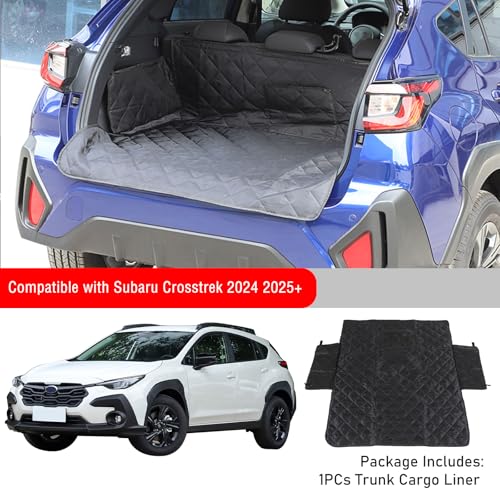 Yinanlutos Pet Dogs Trunk Cargo Liner Compatible with Subaru Crosstrek 2024 2025+ Waterproof Non-Slip Pet Cover Dogs Seat Mat Car Trunk Protector Accessories