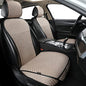Breathable Car Seat Cover,Luxury Front Seat Cover,Durable and Non Slip,Polyester Silk Material, Universal Car Seat Cushion,Suitable for All Seasons,Airbag Compatible(Beige，2PCS) - color: Beige-Front 2pcs