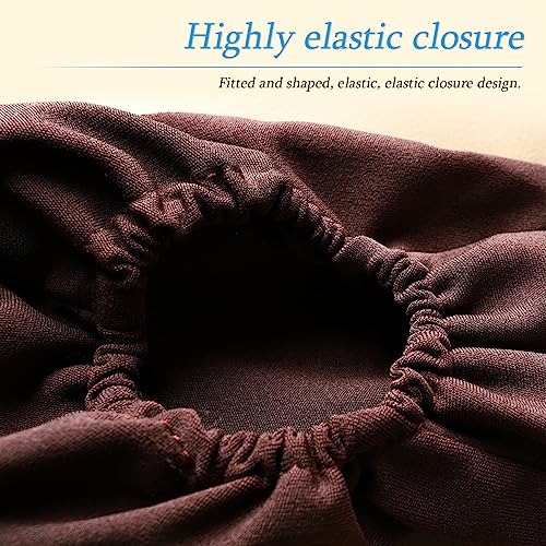 2 Pcs Car Front Seat Armrest Covers, Cloth Fabric Armrest Protectors, Direct Replacement Center Console Lid Armrest Cover Skin, Universal Accessories for Car, SUV, Truck and Van