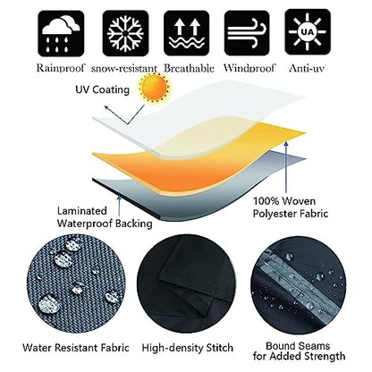 Outdoor Swing Cover 3 Triple Seater Garden Swing Cover Garden Hammock Glider Chair Cover Patio Furniture Cover UV Resistant Swing Cover All Weather Protection(77x53x67inch) Black - color: Black, size: 77L x53W x67H inch