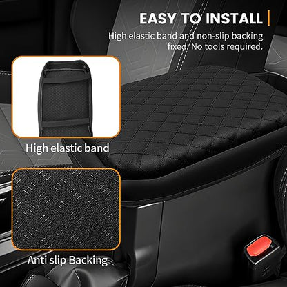 Custom Fit for Center Console Cover Toyota Tacoma 2016-2023 Armrest Cover Center Console Pad Interior Accessories Car Armrest Seat Box Cover Protector - size: Toyota Tacoma 2016-2023