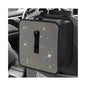 Car Foldable Trash Can, Bling Rhinestone Oxford Garbage Container Hanging Waterproof Organizer, Mini Crystal Dustbin Waste Basket Leakproof Trash Bin for Car Office Kitchen (AB) - color: AB