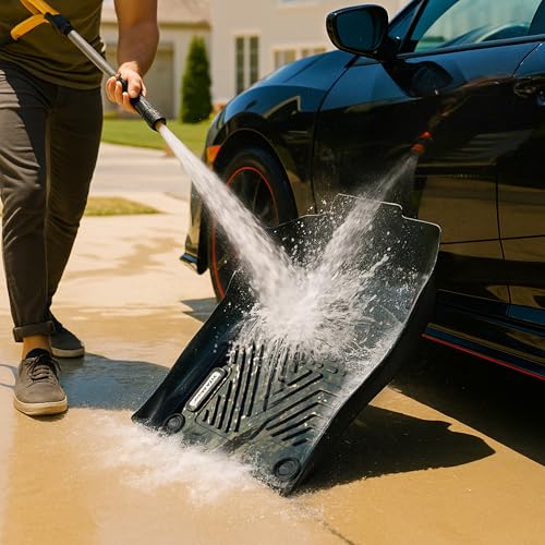 YITAMOTOR Floor Mats Compatible with 2015-2024 Ford Edge, Custom Fit Black TPE Floor Liners 1st & 2nd Row All-Weather Protection - style: Edge 1st$2nd