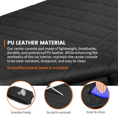 Custom Fit for Center Console Cover Nissan Frontier 2025 2024 2023 2022 Armrest Cover Center Console Pad Interior Accessories Car Armrest Seat Box Cover Protector - size: Nissan Frontier 2025 2024 2023 2022