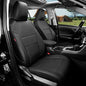 Corolla Leather Seat Covers Full Set for Toyota Corolla LE 2023 2024 2025 2026 Luxury Car Seat Covers,Fully Covered,Waterproof Car Seat Protector Cushion (Black)