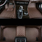 All-Weather car Floor Mats-Suitable for 98% of car Models Watherproof Leather car Floor mat (Brwon) - color: Brwon