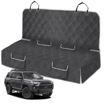 Dog Car Seat Cover Compatible with Toyota 4Runner 4 Door 2009-2024, Waterproof Pet Bench Seat Cover for Back Seat, 600D Heavy Duty Scratch Proof Nonslip Truck Seat Covers for Dogs - size: 2009-2024 4Runner 4 Door
