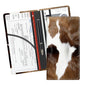 Leather Car Registration and Insurance Card Holder, Cute Car Accessories Vehicle Glove Box Car Organizer for Documents, Cards, License Cute Brown Cow Print - color: Cute Brown Cow Print