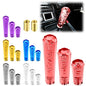 EZAUTO WRAP Shift Knob Stick Crystal Transparent Bubble Clear Transparent Throw Gear Shifter 20cm - color: Clear Transparent, size: 20cm