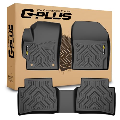 G-PLUS Floor Mats Compatible with Toyota Corolla 2020 2021 2022 2023 2024 Sedan(Not fit for Hatchback),TPE All Weather Custom Fit Protection 1st & 2nd Row Floor Cargo Liners 3PCS - size: 2020-2024|Fit Toyota Corolla|3PCS