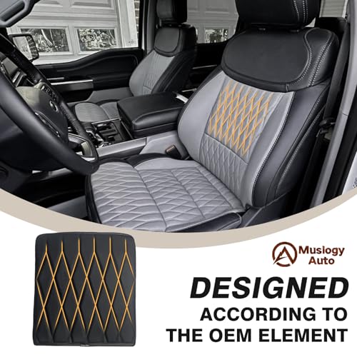 Center Console Armrest Cover Fit for Ford F-150 F150 2021-2025 2026 Accessories, Comfort Armrest Pad Console Lid Cushion Vegan Leather Regular Thick(WorkSurface ONLY) - size: 2) 21-25 |F150| WorkSurface, Regular