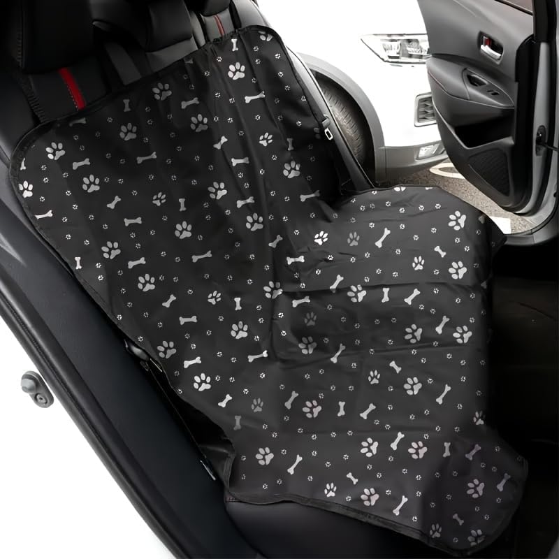 Waterproof Pet Car Seat Cover 49 x 51 in, Oxford Cloth Dog Car Seat Protector, Anti-Slip & Scratchproof Back Seat Cover, Urine Resistant Hammock Mat for Dogs & Cats