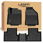 LASFIT Floor Mats for Jeep Cherokee 2015-2023 (Not Fit with Raised Dead Pedal) All Weather TPE Custom Fit Car Mats Floor Liners 1st & 2nd Row, Black - style: Cherokee 2015-2023 Floor Mats