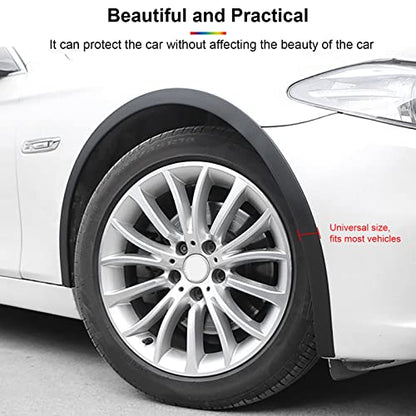 20Ft Car Wheel Arch Trim, Fender Flares Arches Wing Expander Anti-Collision Strip for Pickup SUV Fender Flare Edge Trim (4.5CM) - size: 4.5CM