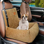 Dog Car Seat Pet Booster Seat Pet Travel Safety Car Seat,The Dog seat Made of Materials is Safe and Comfortable, and can be Disassembled for Easy Cleaning (Brown) - color: Brown