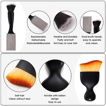 3 PCS Car Interior Detail Dust Brush,Soft Car Interior Detailing Kit Tools,Dash Duster Brush for Auto,Truck,SUV,RV Interior Cleaning