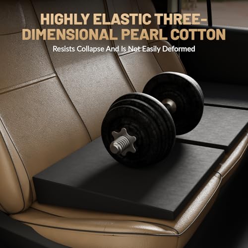 Auto Seat Wedge Leveling Cushion, Car Rear Seat Wedge Pad Office Chair Support Cushion, Angled Design Breathable Fabrics Leveling Pad for Car Office Chair, 1pcs