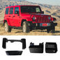 4PCS Center Console Organizer for Jeep Wrangler 2011-2018 JK JKU 2/4 Door, Gear Shift Console Side Tray Organizer, Passenger Side Co-Pilot Organizer, Hanging Armrest Storage Box