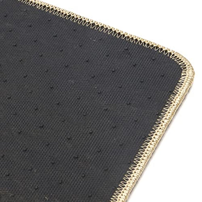 IKON MOTORSPORTS, Floor Mats Compatible with BMW F10 5-Series 4-Door Sedan, 2011-2016 Factory Fitment Beige Nylon Front & Rear Car Floor Mats Liner Carpets Replacement 4PC, 2012 2013 2014 2015