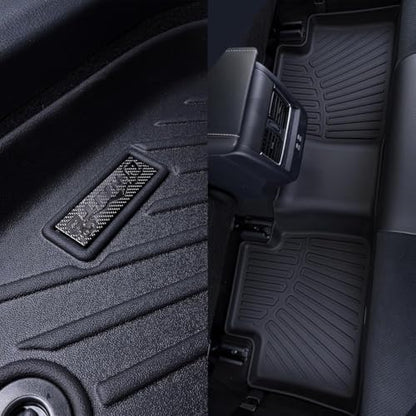 Floor Mat for Ford Expedition MAX 2025 (Only for 8 Seats) TPE All Weather Protection Floor Liners，car mat Front and 2nd 3nd Row - size: 25-26丨8seat Expedition&MAX floor mat