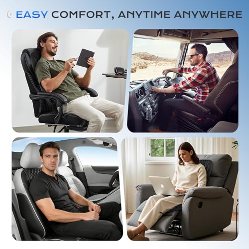 Coverado Cooling Car Seat Cover with High-Velocity Turbo Fan, Powerful Blowing & Suction Pad, 12V-24V Ventilated Cushion, 3-Speed Adjustable Airflow, Universal Fit for Car SUV Truck Van（Black） - color: 1 Fan Black