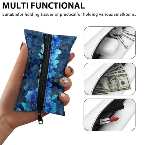 Fabric Purse, 1 Pieces Tissue Packs Rusable Mini Car Tissue Organizer Stylish Prints for Women Men Cat - color: Cat