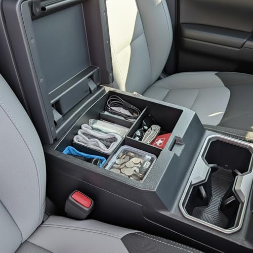– Center Console Organizer for Toyota Tacoma (2024-2026) – Made in USA - SLX181 - size: 2024-2026, style: Center Console Organizer