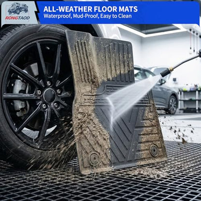 Floor Mats Compatible with 2020-2025 Hyundai Palisade 7 Seats Cargo Mat 2nd&3rd Row Kick Mat 2024 Palisade Accessories (2nd Row Backrest Mat+Trunk Mat with Backrest Mat+Floor Mats)