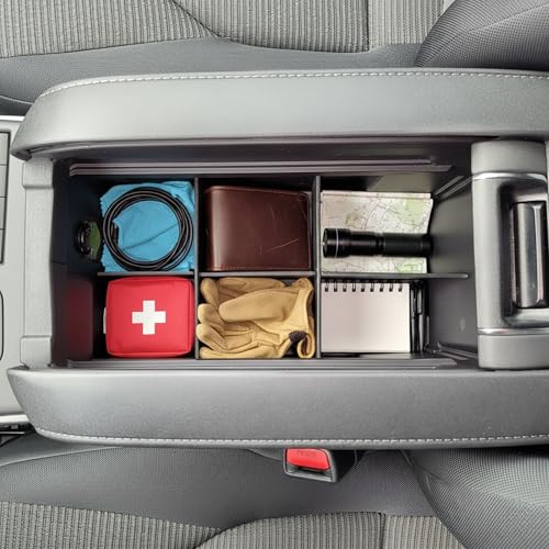 Center Console Organizer for Toyota Highlander (2020-2026) - Made in USA - NOT for Grand Highlander - SLX175 - size: Highlander 2020-2026