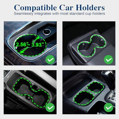 Car Cup Holder Expander, Cup Holder Extender Adapter with Expandable Arm and Adjustable Base, Compatible with Yeti Ramblers, Hydro Flasks, Stanley, Owala Most Coffee Mugs Bottles & Cups (CUP-T-1pack) - size: CUP-T-1pack