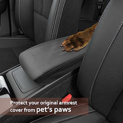 SKTU for 2019-2025 2026 Volvo XC40 Center Console Cover for 2023 2024 2025 2026 Volvo XC40 Accessories Armrest Cover 2024 2025 2026 XC40 Seat Box Cover XC40 Center Console Soft Cushion (Black) - color: 2019-2025 2026 XC40 Black