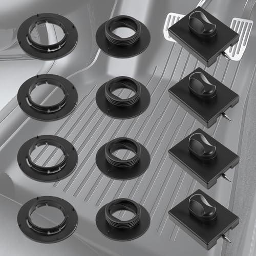 4PCS Car Mat Clips,Portable Floor Mat Clips for Floor Mats Anti-Slip & Securely Fastening,Universal Car Floors Mats Retainer Cars Interior Accessories for Cars Carpet