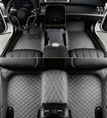 Custome Car Mats Accessories All Weather Floor mats Compatible with Automotive Floor Mats Passenger car mats (Gray) - color: Gray