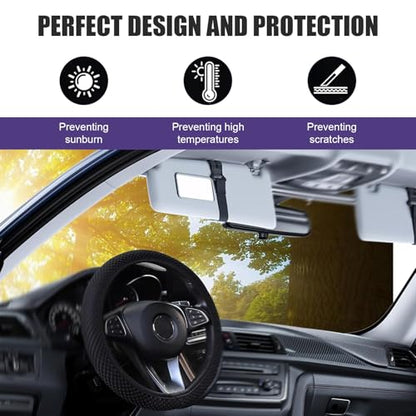 Steering Wheel Cover, Ice Silk & Microfiber 3D Massage Mesh Car Steering Wheel Cover, Breathable Anti-Slip Easy Grip Wheel Protector 14.5"-15", Universal for Most Cars (Black) - color: Black