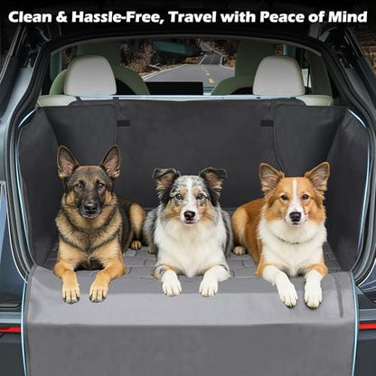 Dog Car Seat Cover for Trunk Cargo Liner for Dogs, Waterproof Pet Cargo Cover Dog Seat Mat for Tesla Model Y Juniper 2025 2026 Upgraded 600D Heavy Duty Waterproof Scratch-Resistant Dog Hammock