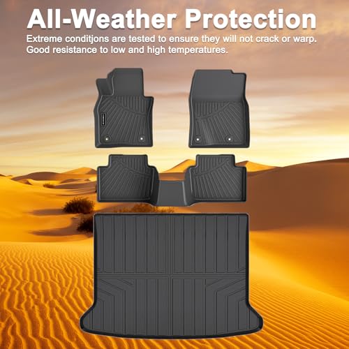 TPE Floor Mats for 2019-2026 Mazda CX30(0nly fit Hatchback) All Weather Car Floor Liners Fit 2019-2026 Mazda CX30 Accessories Black - size: 2019-26|For Mazda CX30|1st&2nd