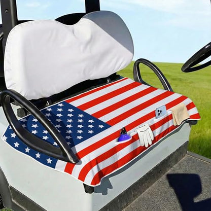 Golf Cart Seat Covers Golf Cart Seat Towel Blanket Group - color: American Flag Pattern 03