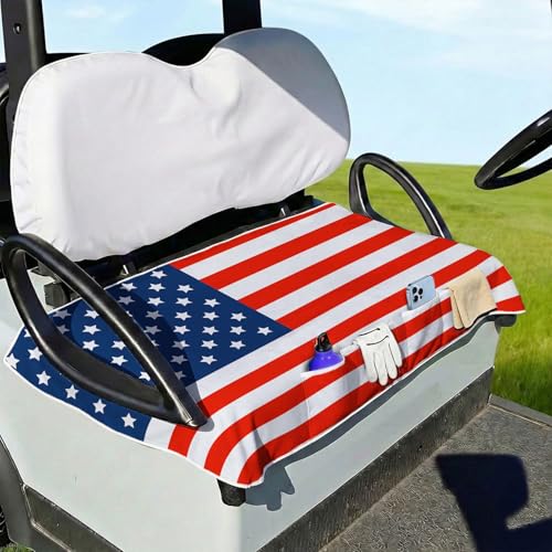 Golf Cart Seat Covers Golf Cart Seat Towel Blanket Group - color: American Flag Pattern 03