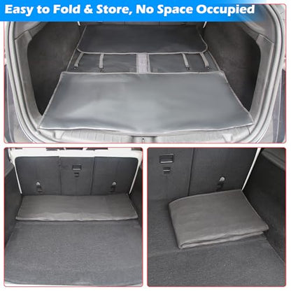 Dog Car Seat Cover for Trunk Cargo Liner for Dogs, Waterproof Pet Cargo Cover Dog Seat Mat for Tesla Model Y Juniper 2025 2026 Upgraded 600D Heavy Duty Waterproof Scratch-Resistant Dog Hammock