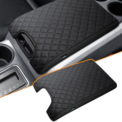 Center Console Cover Compatible with 2009-2014 Ford F150, PVC Leather Middle Console Cover Seat Box Lid, Armrest Box Protective Cushion Pad, Customized Truck Accessories - size: Bucket Console 2009-2014 F150