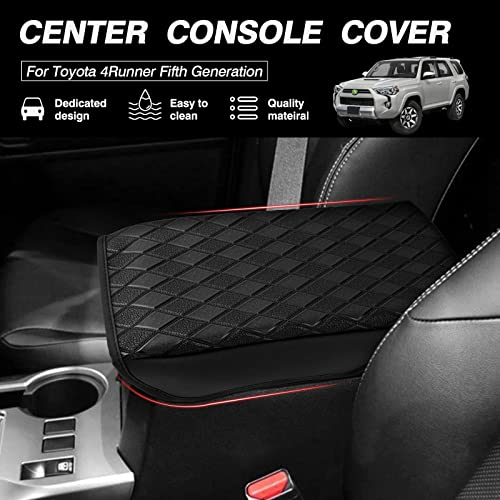 FIILINES Center Console Cover for Toyota 4Runner 2010-2024, Armrest Cover Pad Cushion 4Runner Accessories Armrest Cover Anti-Scratch Black - size: For Toyota 4Runner 2010-2024