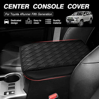 FIILINES Center Console Cover for Toyota 4Runner 2010-2024, Armrest Cover Pad Cushion 4Runner Accessories Armrest Cover Anti-Scratch Black - size: For Toyota 4Runner 2010-2024