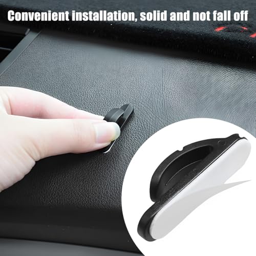 10 PCS Car Sticky Hooks, Multifunctional Vehicle Adhesive Hooks, Hanging Auto Storage Hooks for Key USB Cable Earphone Cable, Universal Interior Decor Car Accessories